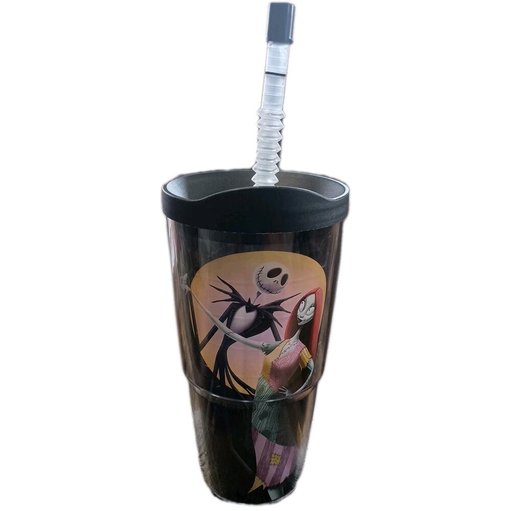 Tervis Tumbler Disney's Nightmare Before Christmas Jack & Sally 24 Oz Lid/Straw